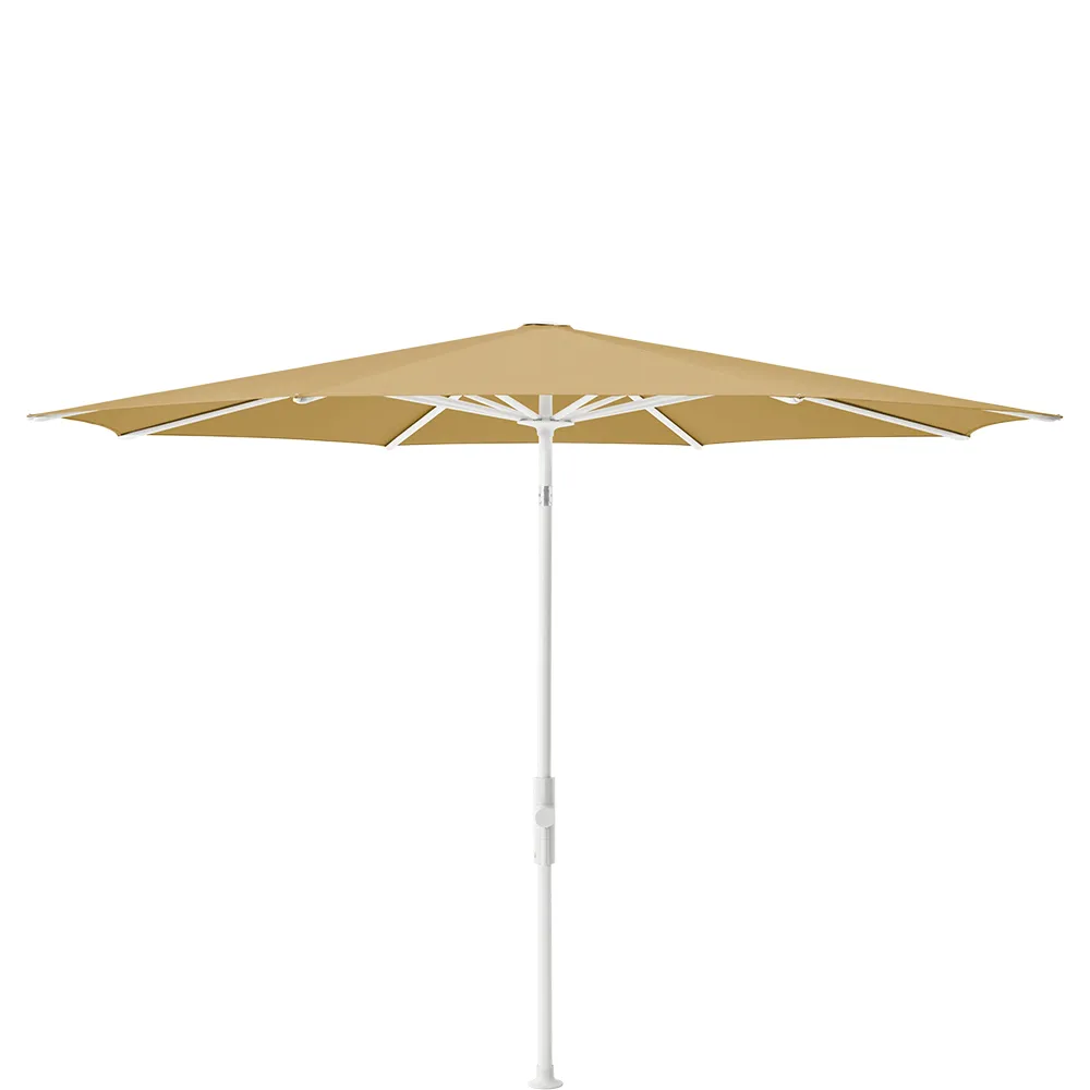 Glatz Twist 330 cm parasol matt white Kat.5 618 Dijon