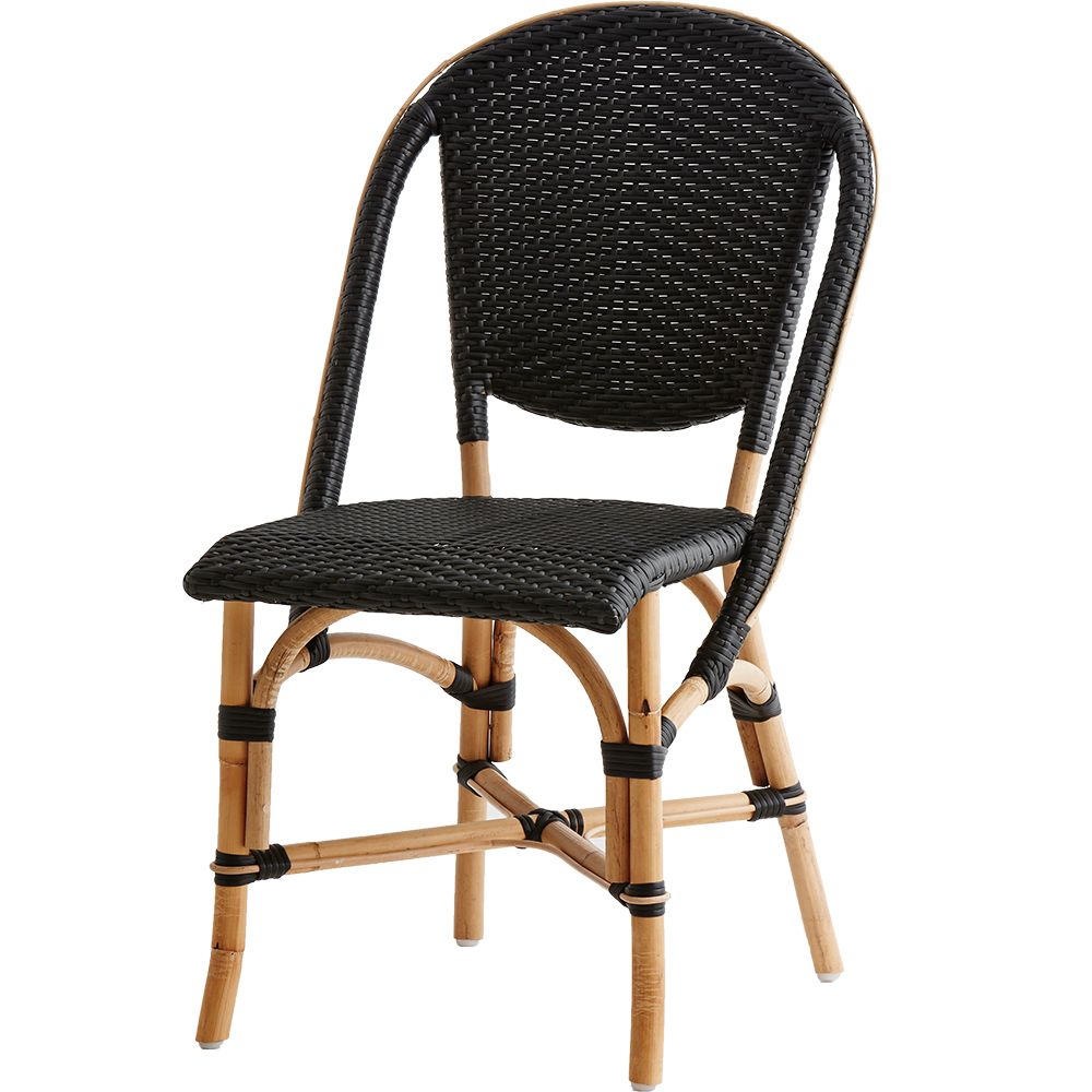 Sika Design Sofie spisestol i sort rattan