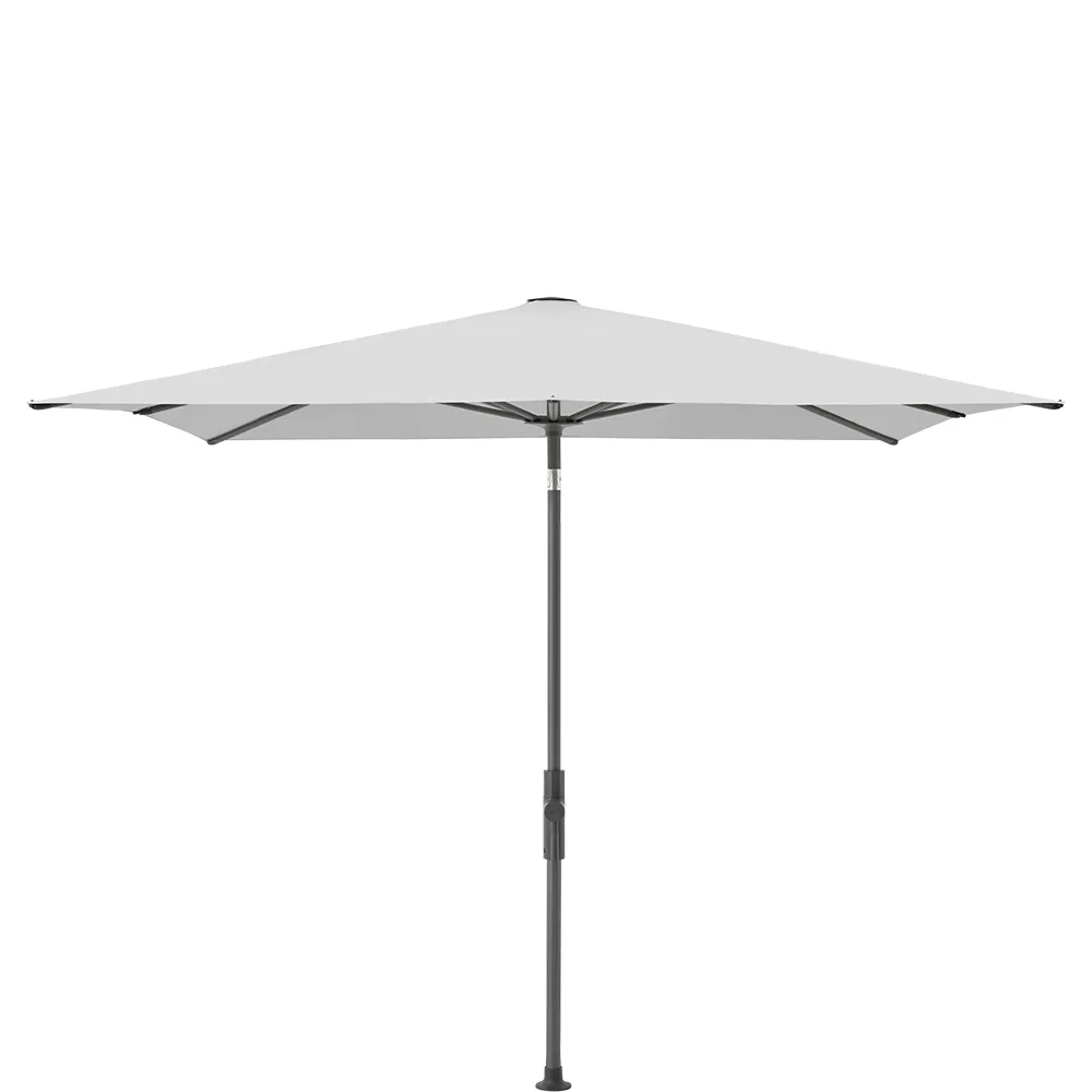 Glatz Twist parasol 240×240 cm anthracite Kat.5 550 Cement