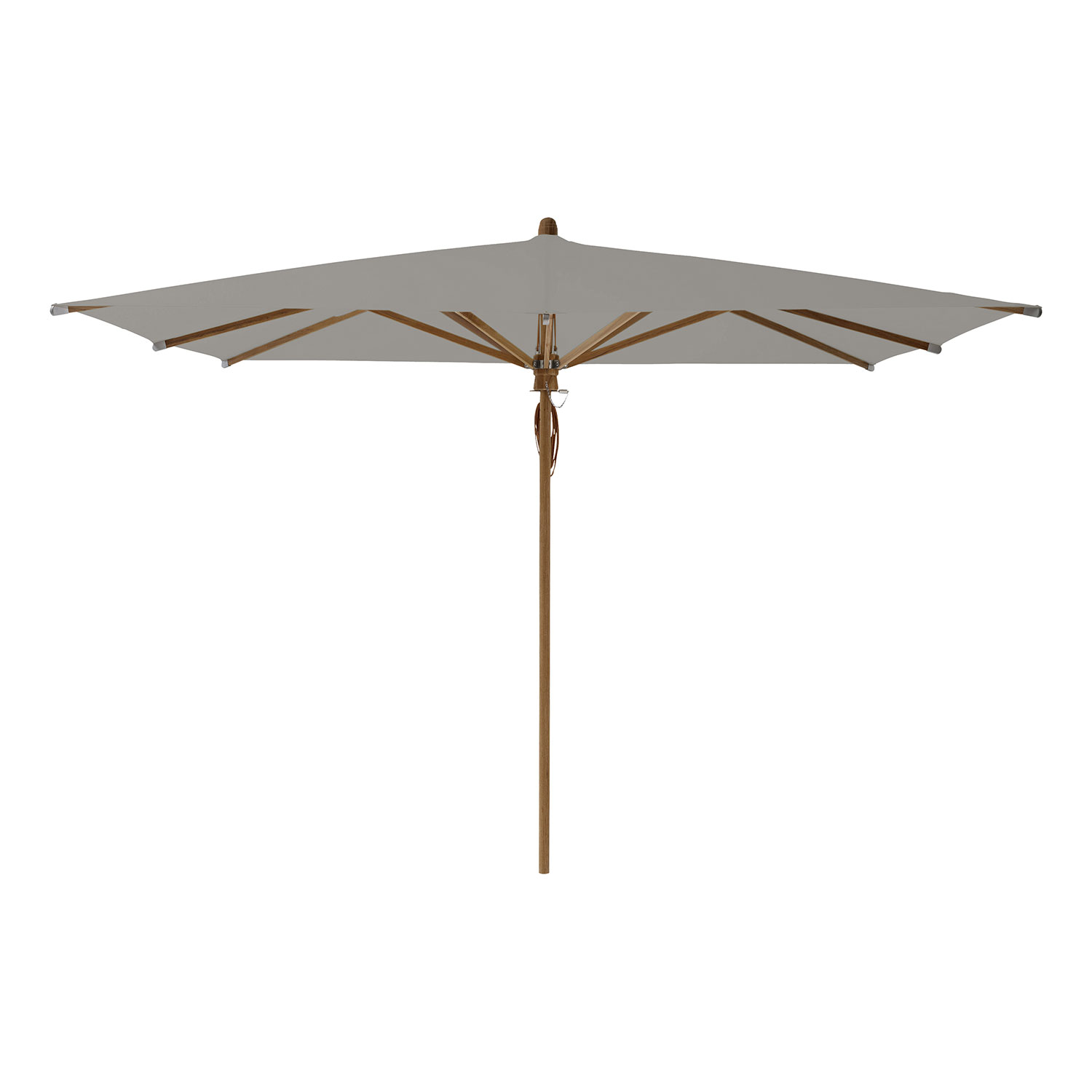 Glatz Teakwood Parasol 330×330 cm Kat.5 652 Silver Glatz