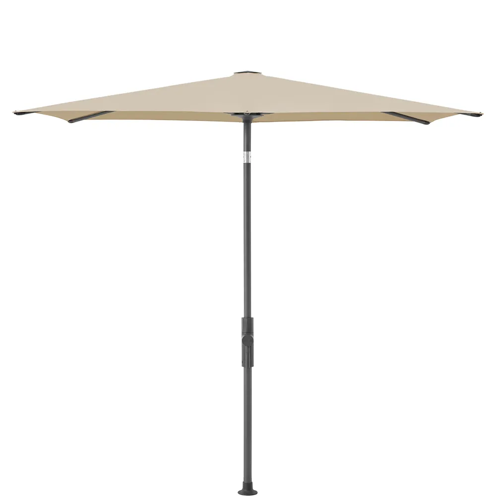 Glatz Twist parasol 210×150 cm anthracite Kat.4 422 Cream