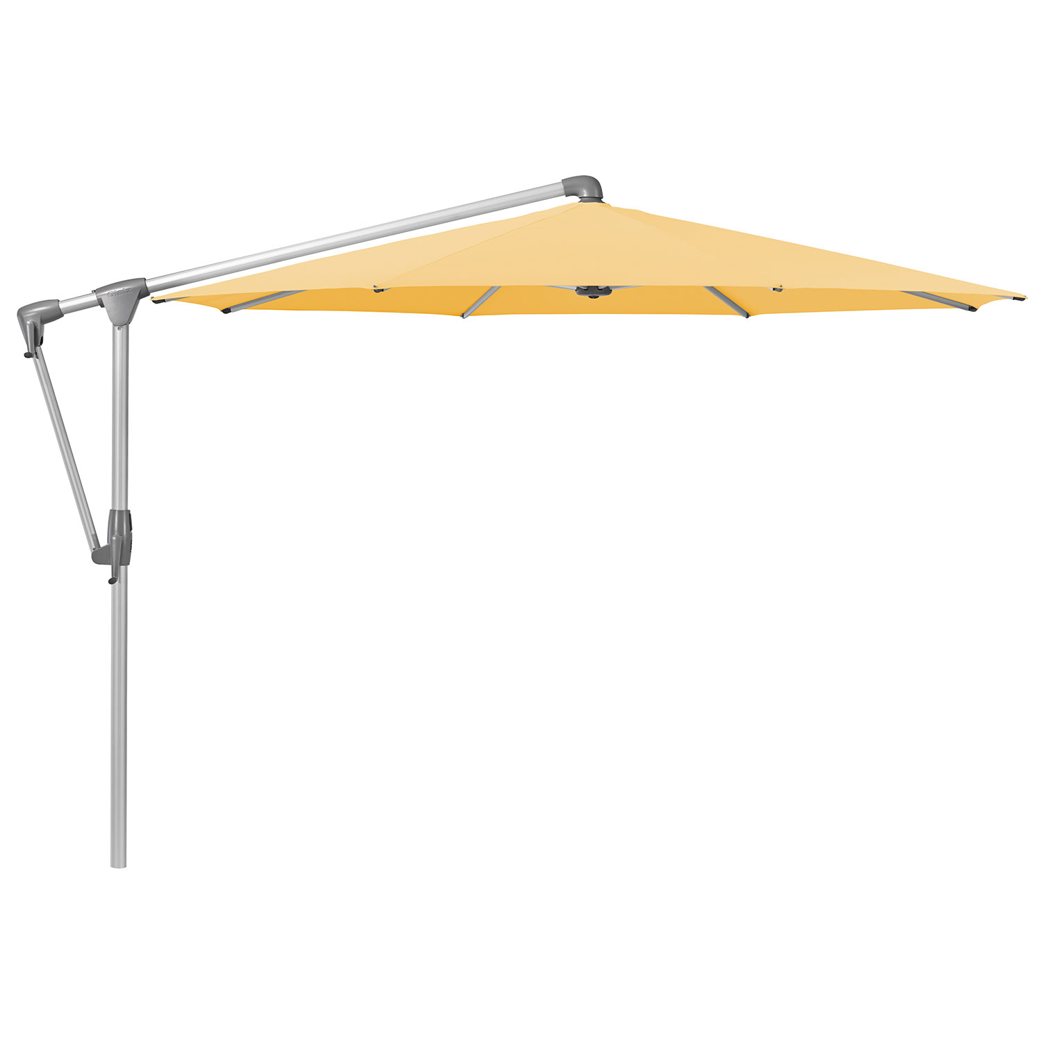 Glatz Sunwing Casa Frithængende Parasol 300 cm Kat.4 Anodiseret Alu/438 Straw Glatz