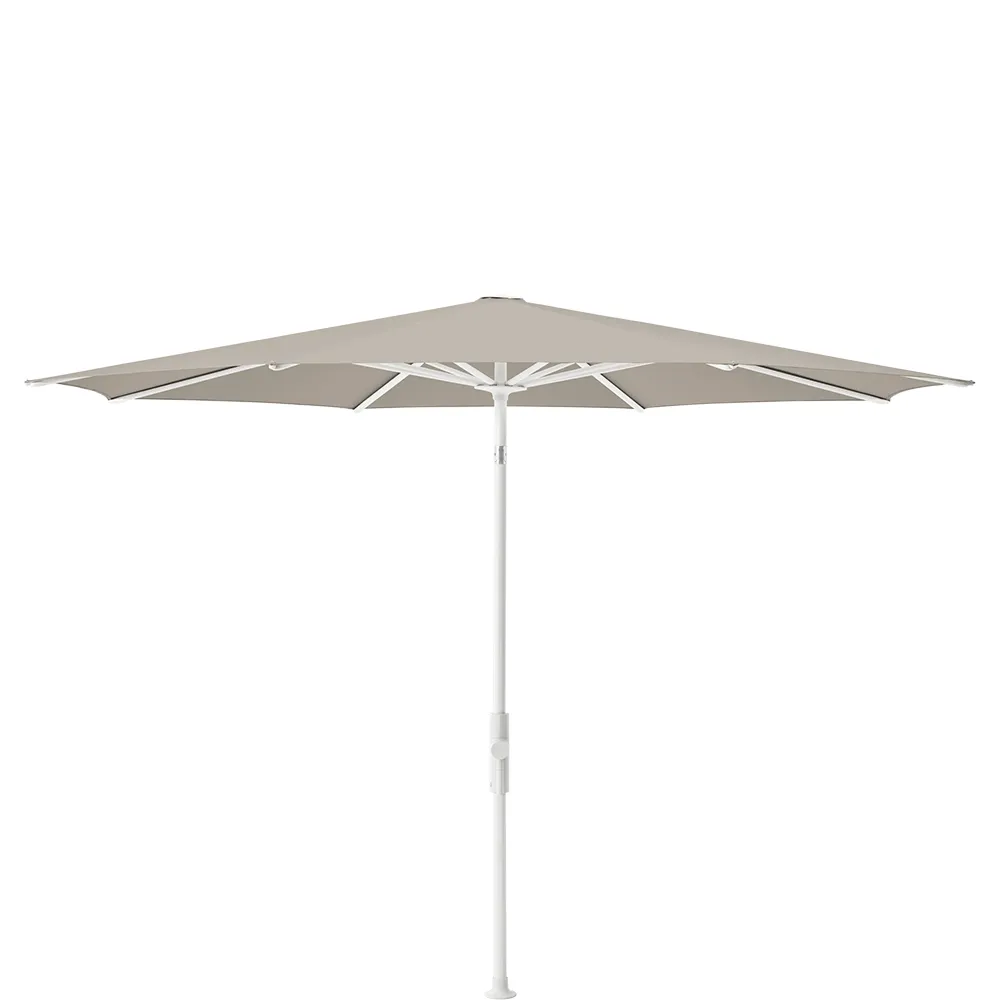 Glatz Twist 270 cm parasol matt white Kat.5 686 Urban Clay