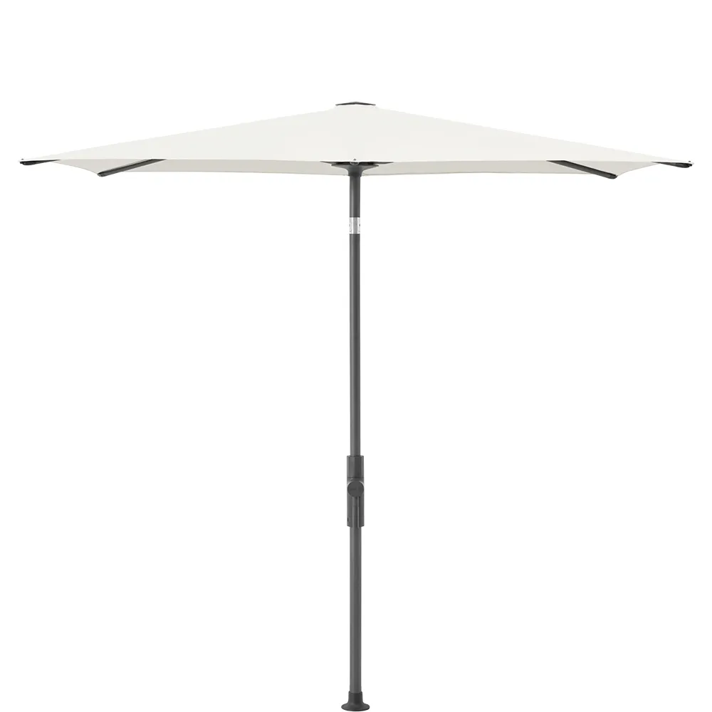 Glatz Twist parasol 250×200 cm anthracite Kat.4 404 White