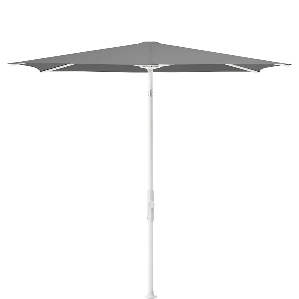 Glatz Twist parasol 210×150 cm matt white Kat.5 502 Thunder