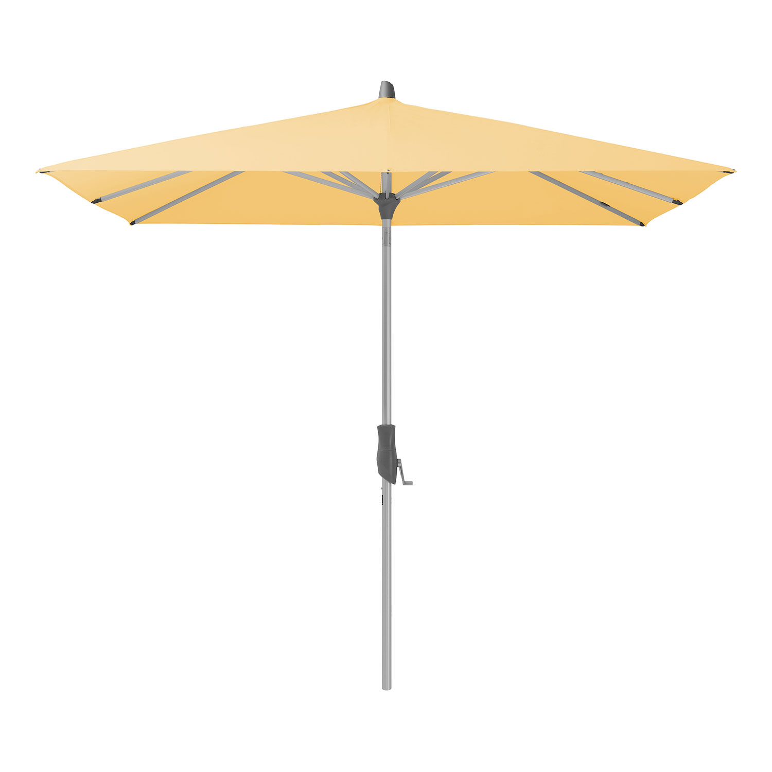 Glatz Alu-Twist Parasol 240×240 cm Kat.4 438 Straw Glatz