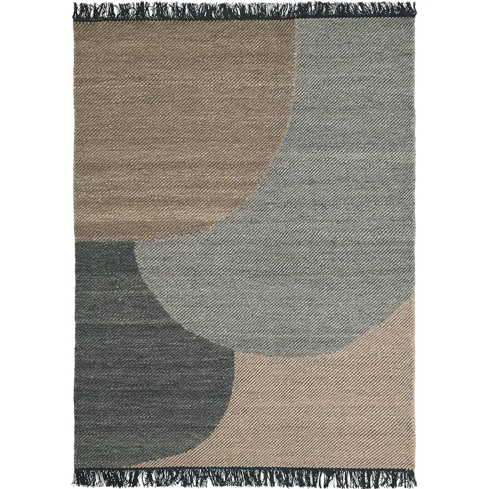 Linie Design Eik Charcoal 250×350 Tæppe