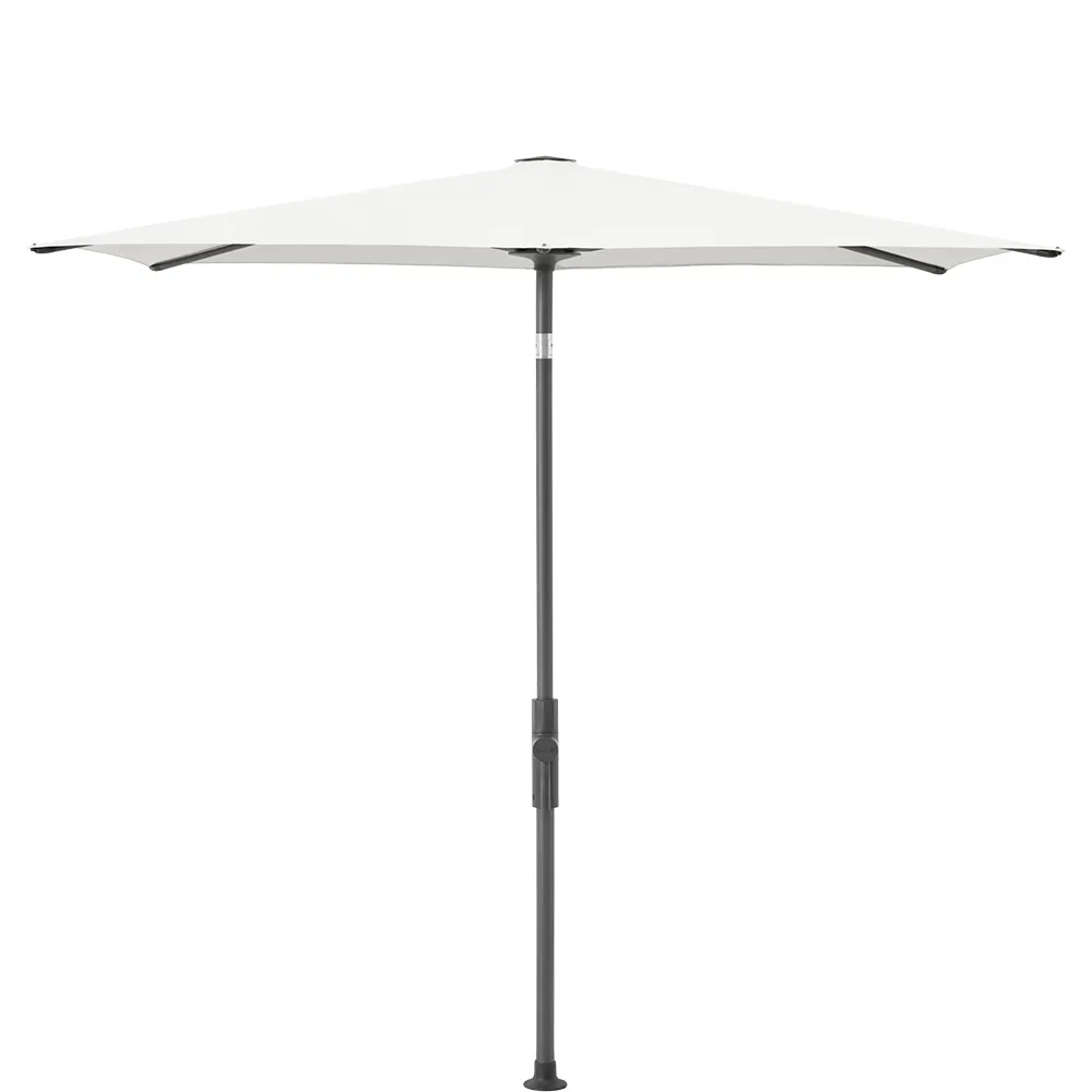 Glatz Twist parasol 210×150 cm anthracite Kat.5 510 White