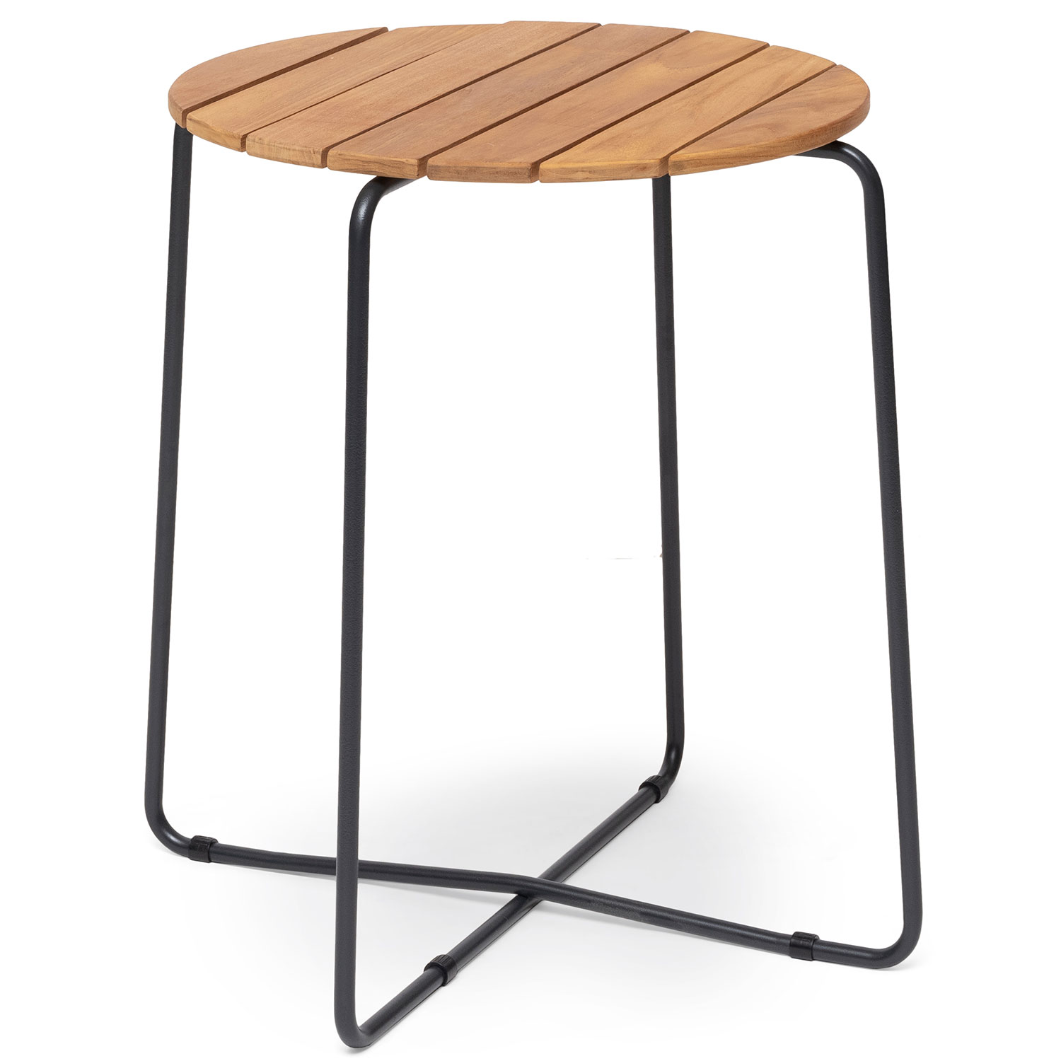 Hillerstorp Oas Cafébord 56 cm i teak brun teak