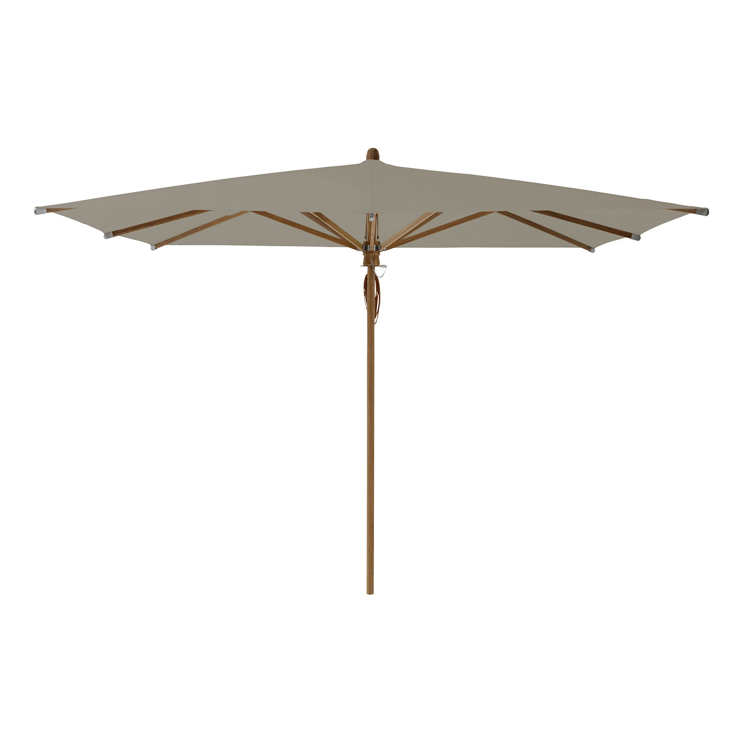 Glatz Teakwood Parasol 330×330 cm Kat.5 605 Clay Glatz