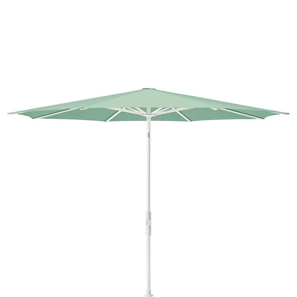 Glatz Twist 300 cm parasol matt white Kat.5 581 Jade