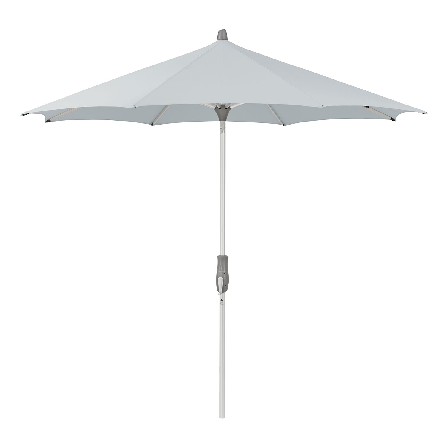 Glatz Alu-twist parasol 330 cm kat.5 665 chrome