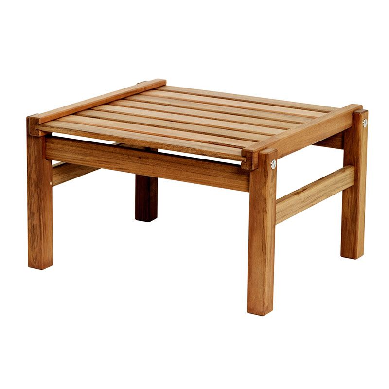 Fri Form 55x55cm skammel teak