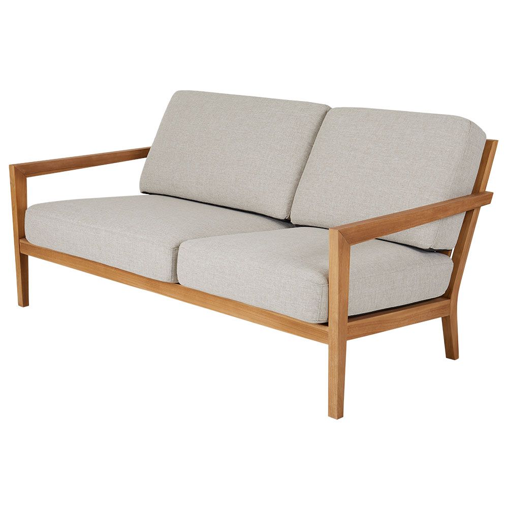 Brafab Populär 2,5-pers. Sofa Natur/Sort Teak Brafab