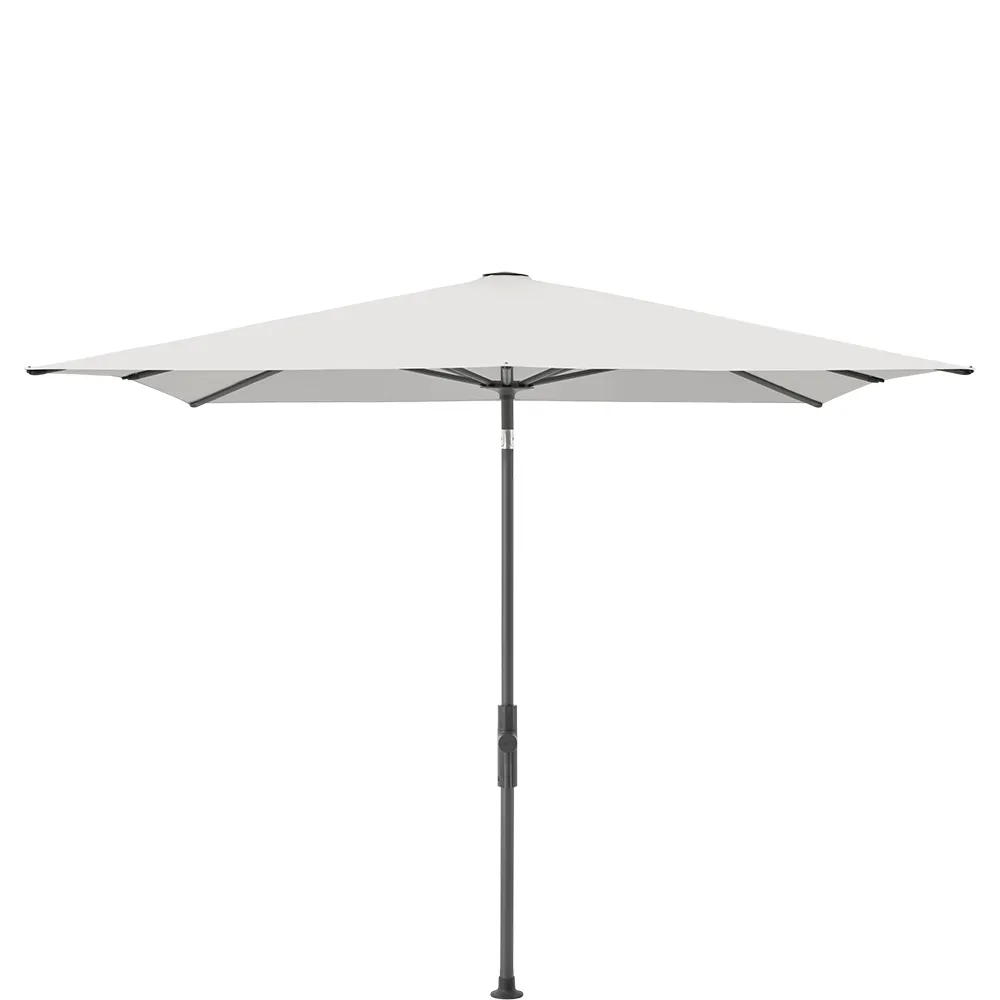 Glatz Twist parasol 240×240 cm anthracite Kat.5 665 Chrome