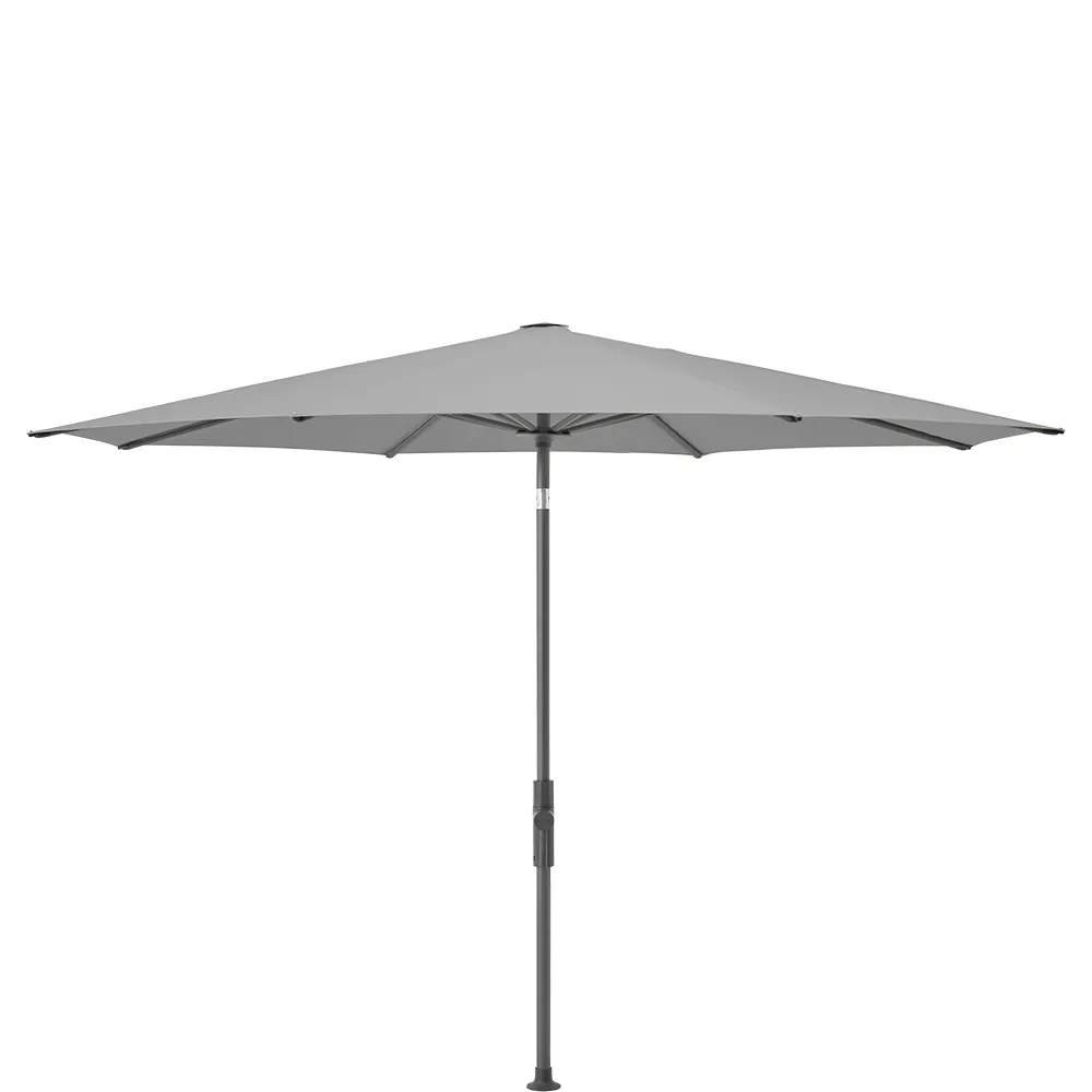 Glatz Twist parasol 330 cm anthracite Kat.5 652 Silver