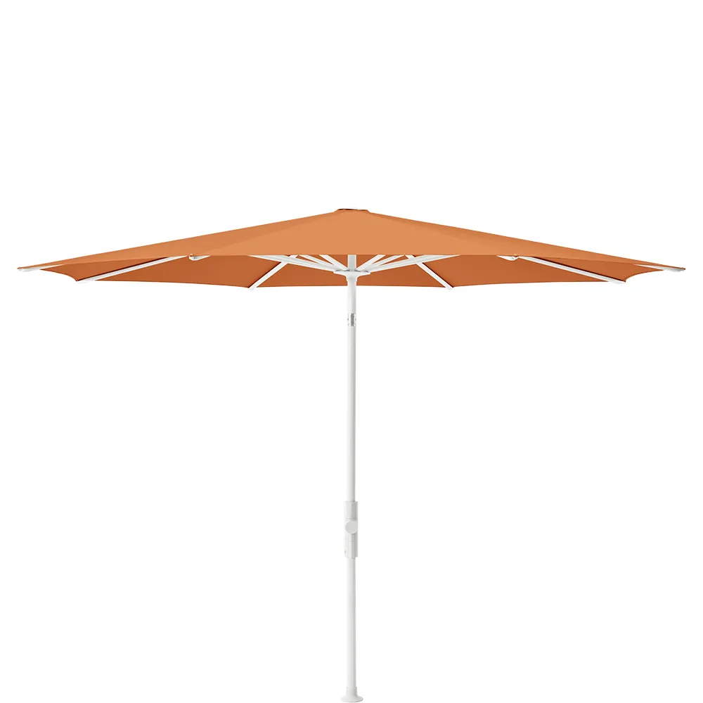 Glatz Twist 270 cm parasol matt white Kat.5 802 Sienna