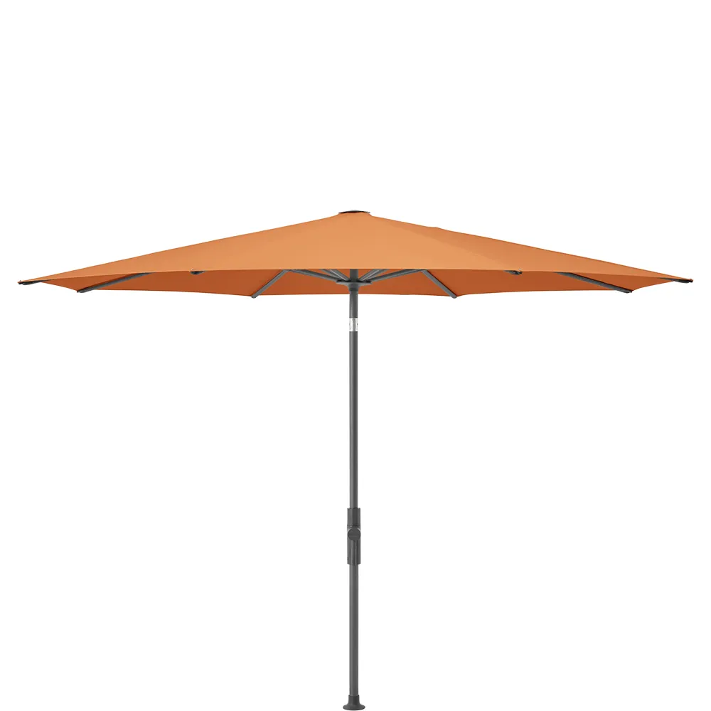 Glatz Twist parasol 300 cm anthracite Kat.5 802 Sienna