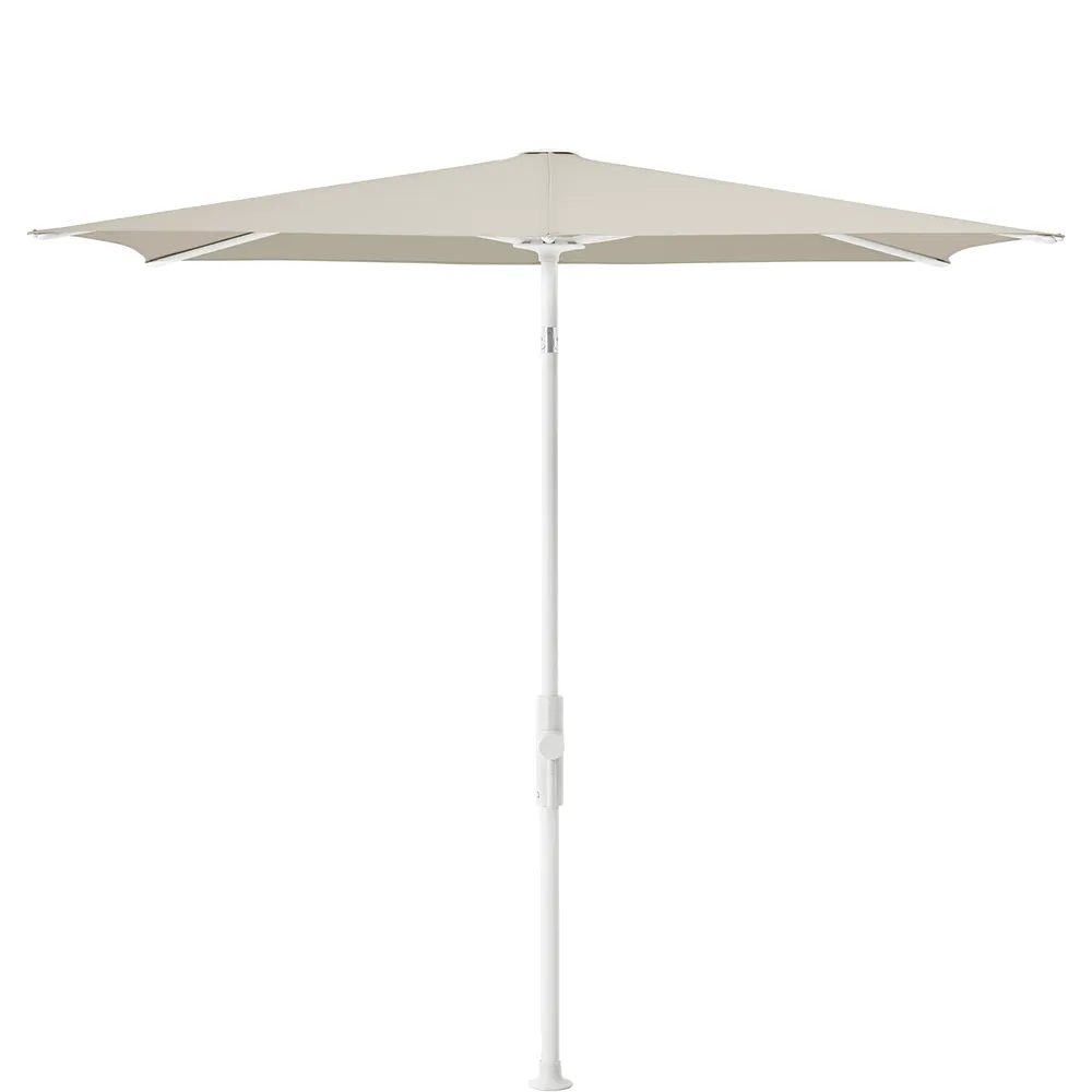 Glatz Twist parasol 210×150 cm matt white Kat.5 527 Urban Chrome